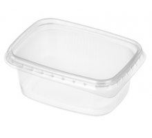 Контейнер прям 125мл ДНО + КРЫШКА 108*82*49 (100/1000) CLP