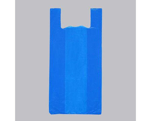 Майка ПНД 40+20*90 20мкм НУЛЕВКА синий 100шт (уп 1000) Солпласт купить в Челябинске в Упакофф