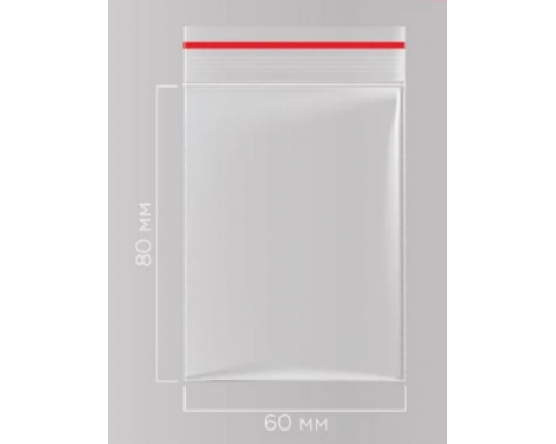 Зип Пакет. Гриппер AVIORA 60х80 (уп100шт) купить в Челябинске в Упакофф