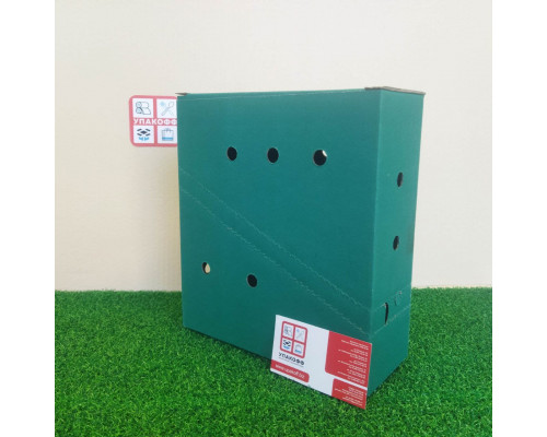 Коробка картонная зеленая шоубокс 235*230*110 купить в Челябинске в Упакофф