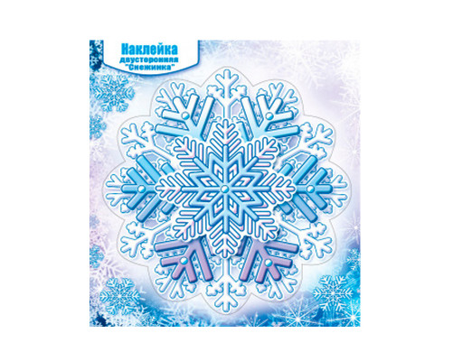 Интерьерная наклейка НГ Снежинка 15,4*16,4см купить в Челябинске в Упакофф