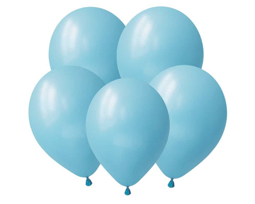Шар латексный 12"/30см пастель голубой ТМ DECOBAL (уп 100шт) купить в Челябинске в Упакофф