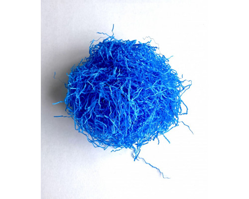 Бумажный наполнитель 50гр синий купить в Челябинске в Упакофф
