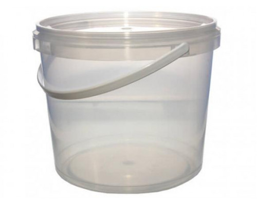 Ведро пищевое 2,2л с крышкой прозр (уп 120) купить в Челябинске в Упакофф