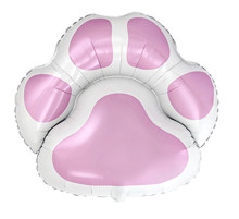 Шар фольгированный 29"/73см Лапка розовая FLEX METAL S. L.