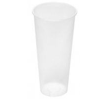 Стакан 650мл BUBBLE CUP прозрачный матовый (25шт/20уп)