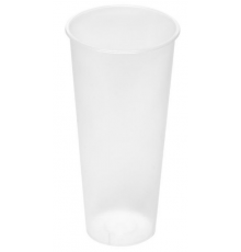 Стакан 650мл BUBBLE CUP прозрачный матовый (25шт/20уп)
