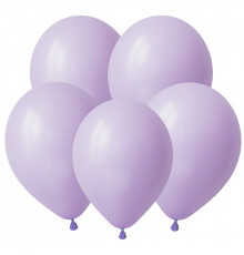 Шар латексный 12"/30см пастель фиолетовый макаронс ВЕСЕЛУХА (уп 100шт)