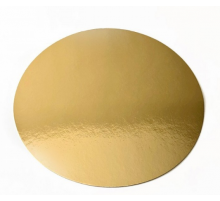 Подложка для торта 0,8 золото d200мм