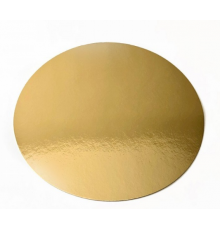 Подложка для торта 0,8 золото d240мм