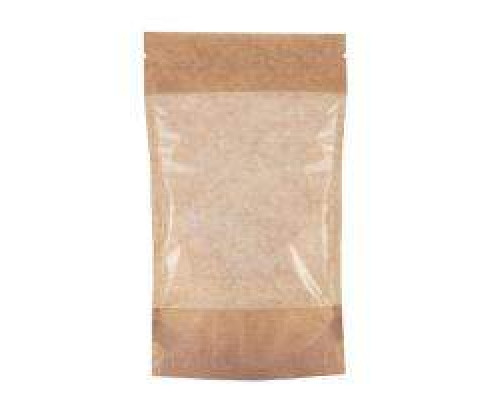 Пакет дой-пак 150*240мм крафт с окном 45+45мм (100/700) купить в Челябинске в Упакофф