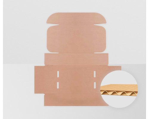 Коробка картонная самосборная 200*200*70мм СП купить в Челябинске в Упакофф