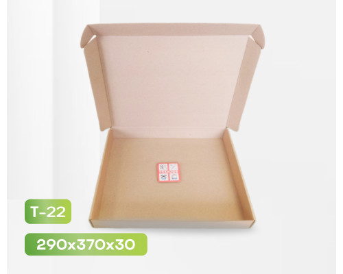 Коробка картонная самосборная 290*370*30мм СП купить в Челябинске в Упакофф