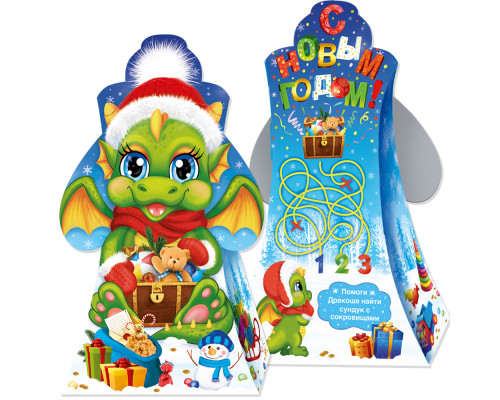 Коробка НГ Шалун дракон 160*90*290 800гр купить в Челябинске в Упакофф