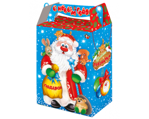 Коробка НГ МЕШОК ПОДАРКОВ 140*80*195 1000гр купить в Челябинске в Упакофф