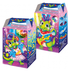 Коробка НГ ОГОНЬКИ диско дракон 150*80*265 1000гр