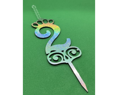 Топпер-свеча цифра 2 хамелеон купить в Челябинске в Упакофф