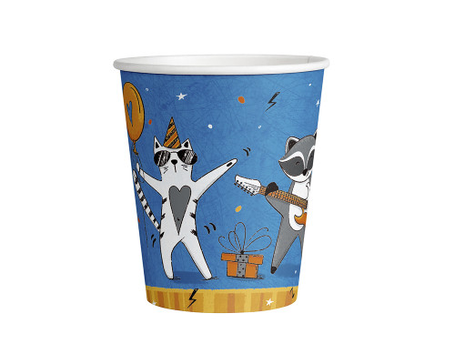 Стакан бумажный 190мл С Днем Рождения Веселые зверята 6шт ВЕСЕЛУХА купить в Челябинске в Упакофф