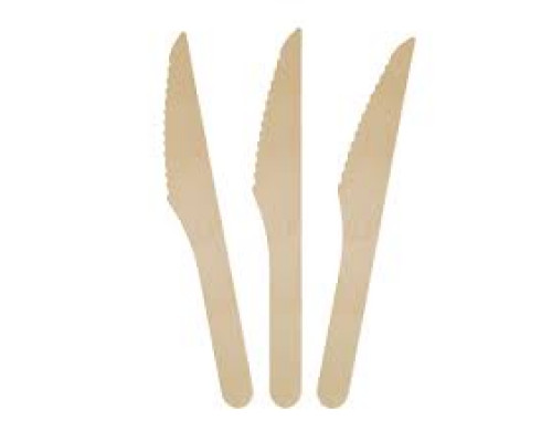 Нож дерево 160мм в упаковке 50шт купить в Челябинске в Упакофф