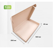 Коробка картонная самосборная 360*250*45мм СП