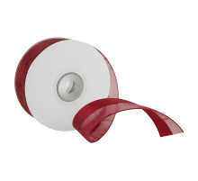 Лента атласная и органза половинки 25мм 25м цвет в ассортименте