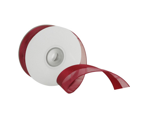 Лента атласная и органза половинки 25мм 25м цвет в ассортименте купить в Челябинске в Упакофф