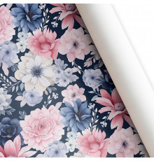 Бумага упаковочная 60*89 Цветы (10шт) ТМ ВЕСЕЛЫЙ ПРАЗДНИК