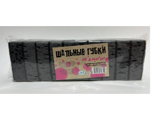 Губка для посуды Шальные губки 90*65*30 в упак 10шт купить в Челябинске в Упакофф