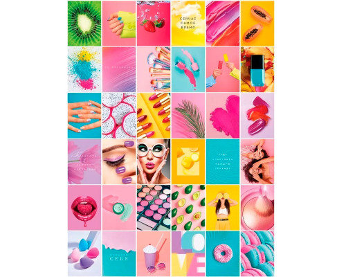 Мини открытка этикетка 10*14см в ассортименте