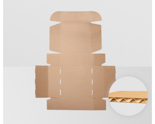 Коробка картонная самосборная 185*130*40мм СП ЧЛБ