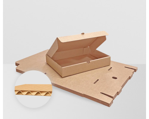 Коробка картонная самосборная 235*190*28мм СП ЧЛБ