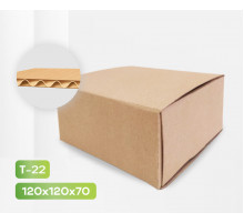 Коробка картонная самосборная 120*120*70мм СП ЧЛБ