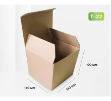 Коробка картонная самосборная 140*140*190мм СП ЧЛБ