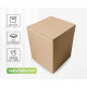 Коробка картонная самосборная 140*140*190мм СП ЧЛБ