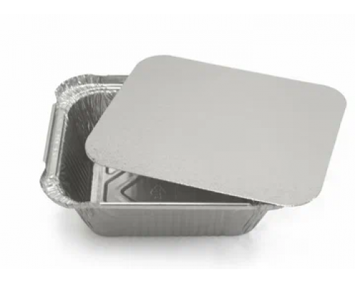 Контейнер алюминиевый с крышкой 150*125*43 470мл