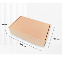 Коробка картонная самосборная 240*120*40мм СП НСК