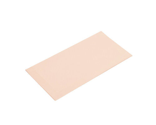 Пленка матовая в листах 57*57 (20шт) с широкой перламутровой каймой Pure Нежно-персиковая