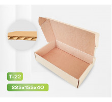 Коробка картонная самосборная 225*155*40мм СП ЧЛБ