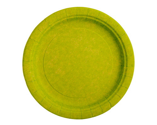 Тарелка картонная 230мм цвет в ассортименте