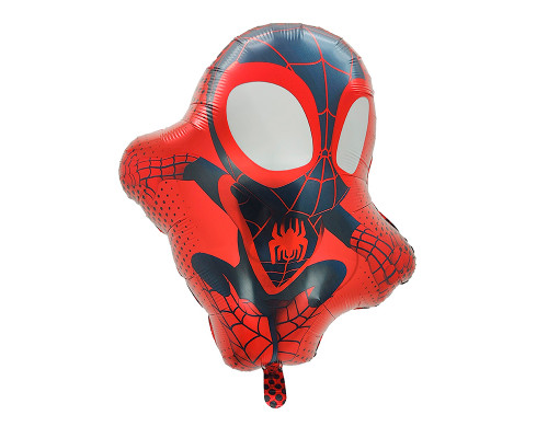 Шар фольгированный 27"/68см Малыш Человек-паук в черном