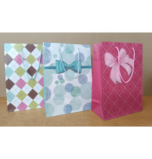 Пакет подарочный 22*31*10см МИКС ламинированный рисунок в ассоритименте