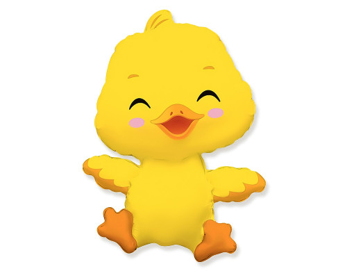 Шар фольгированный 32"/81см Веселый Утенок FLEX METAL S. L.