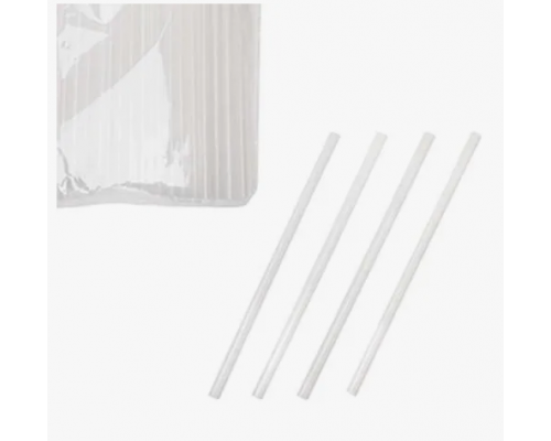 Трубочки для коктейля 400шт L-125 d-5 прямые MINI прозрачные