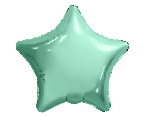 Шар фольгированный 18"/46см Звезда ментол