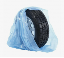 Пакет ПВД для шин синий Ф19 100*100см в упак 4шт