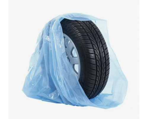 Пакет ПВД для шин синий Ф19 100*100см в упак 4шт