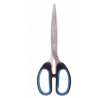 Ножницы BRAUBERG Classic+ 205мм резиновые вставки