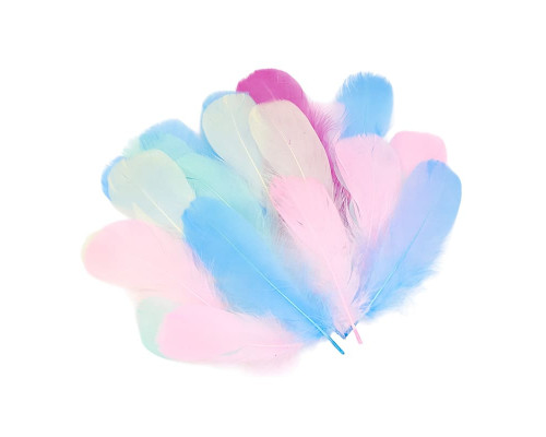 Перья Ассорти Макаронс 13см (20шт в упак)