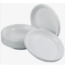 Тарелка пластиковая 165мм Чайковский белая 100шт (уп3600)