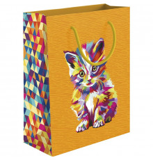 Пакет подарочный 26*12*32 Котёнок